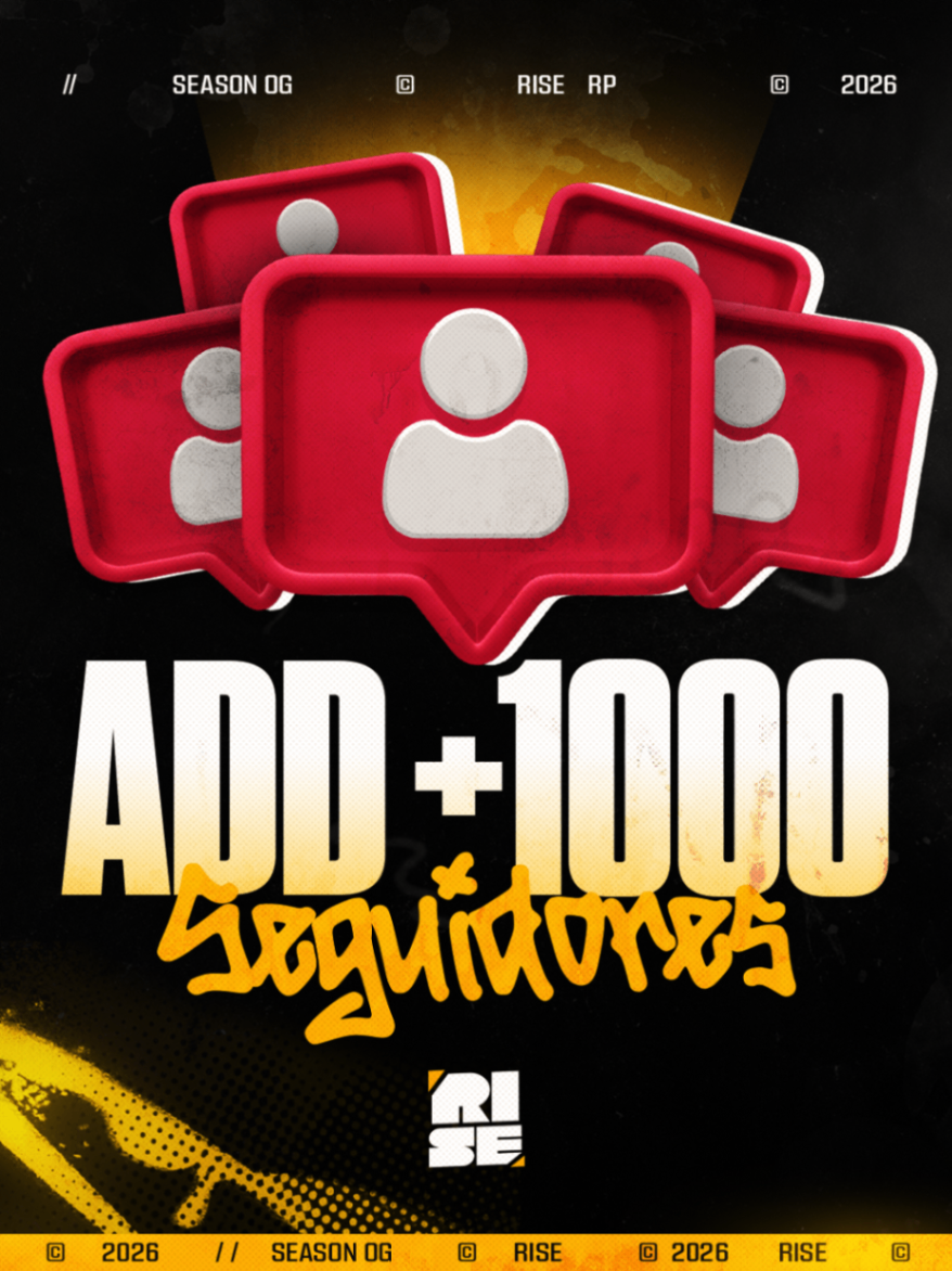 Adição de 1000 Seguidores