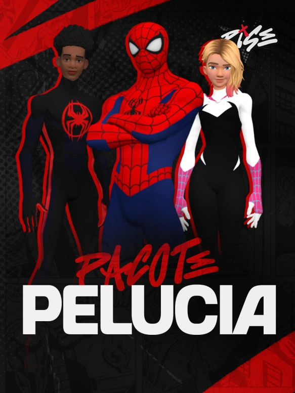 Pacote Pelúcia Homem Aranha