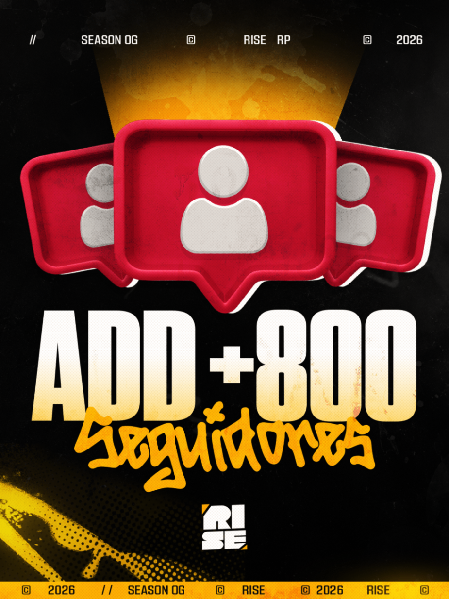 Adição de 800 Seguidores