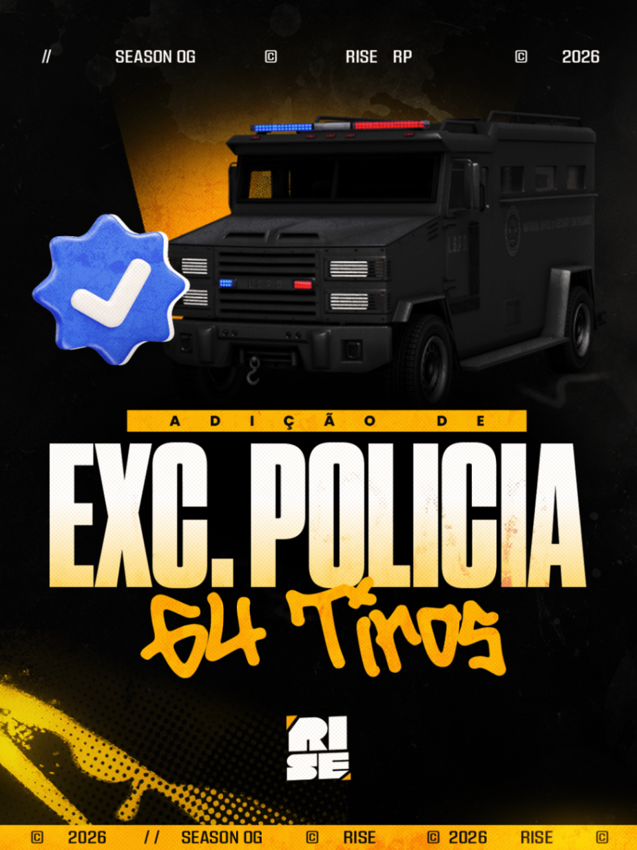 Viatura Blindada Exclusivo (64 Tiros)
