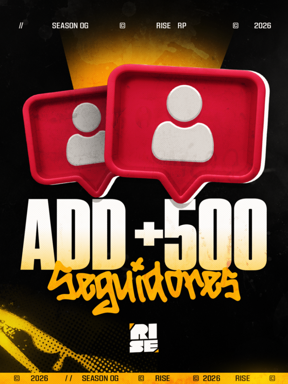 Adição de 500 Seguidores